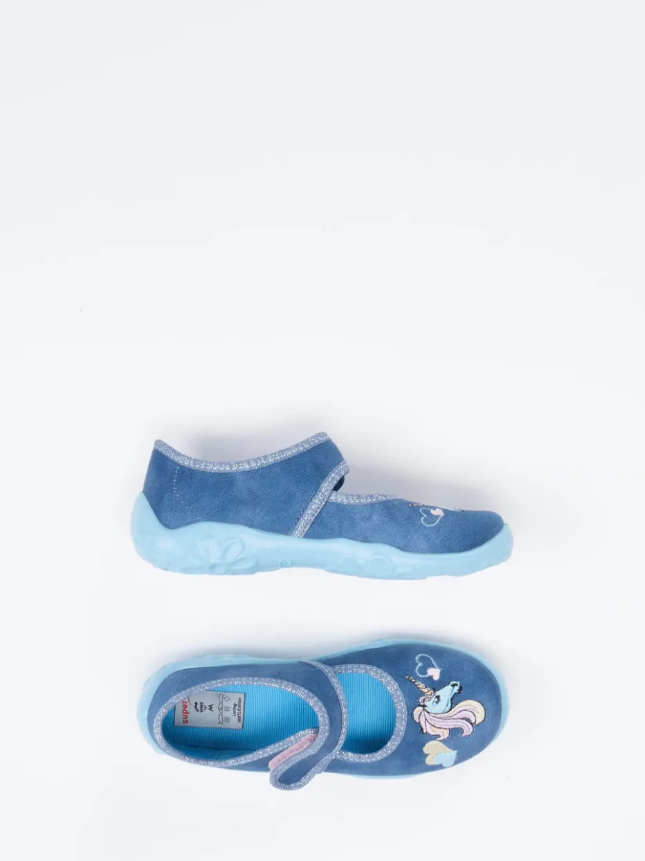 – Kinderhausschuh aus Textil in Jeans*Superfit Best