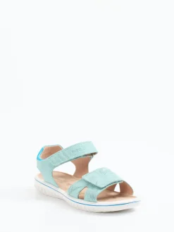 Kinder Superfit – Kindersandale aus geprägtem Leder mintgrün