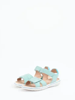 Kinder Superfit – Kindersandale aus geprägtem Leder mintgrün