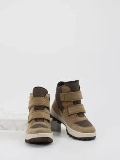 Kinder Superfit – Kinder-Winterboots aus Veloursleder Sandbeige