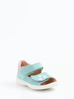 Kinder Superfit – Kleinkind-Sandalen aus Veloursleder Mint