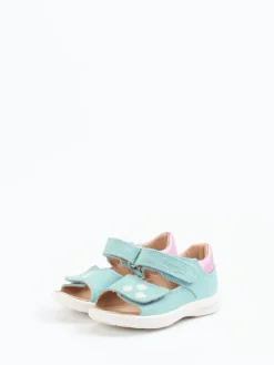 Kinder Superfit – Kleinkind-Sandalen aus Veloursleder Mint