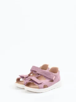 Kinder Superfit – Klettsandale aus Nubukleder fliederfarben