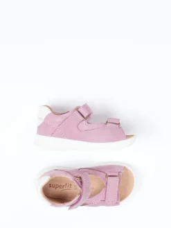 Kinder Superfit – Klettsandale aus Nubukleder fliederfarben