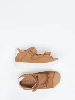 – Klettsandalen aus Nubukleder cognac*Superfit Sale