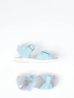 Kinder Superfit – Klettsandalen aus Synthetik in Mintgrün