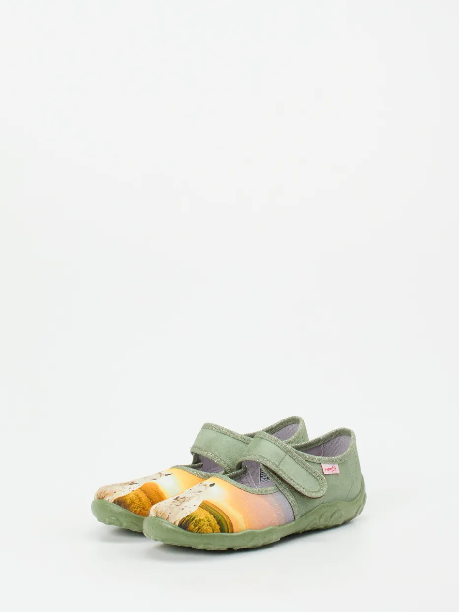 – Klettslipper aus Textil in Salbei*Superfit Clearance