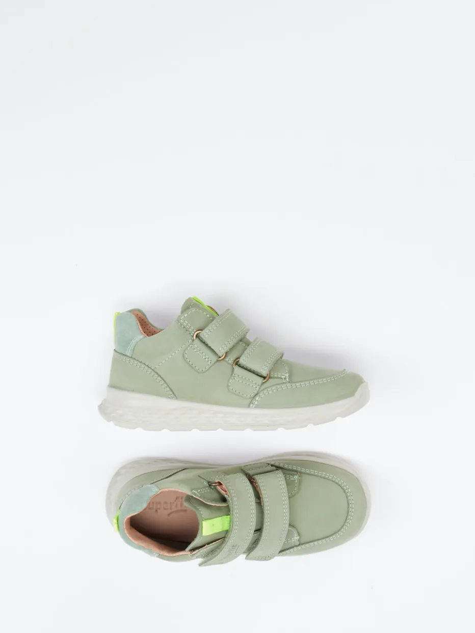 Kinder Superfit – Klettsneaker aus Nubukleder salbei