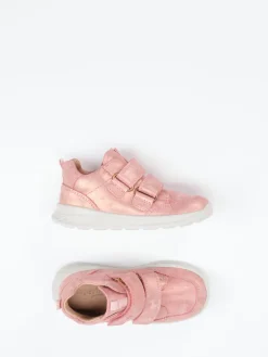 Kinder Superfit – Klettsneaker aus Veloursleder rosémetallic