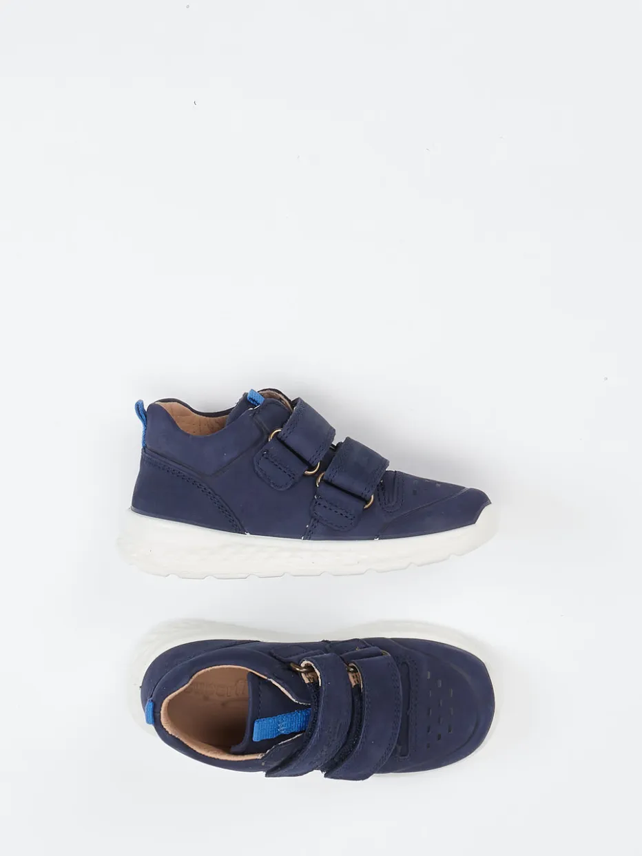 Kinder Superfit – Klett-Sneaker aus Nubukleder Marine