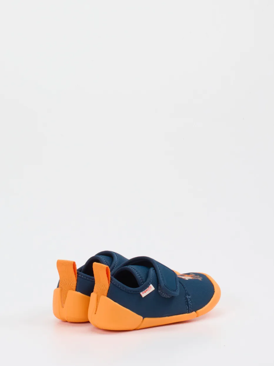 Kinder Superfit – Krabbelschuhe aus Textil Dunkel