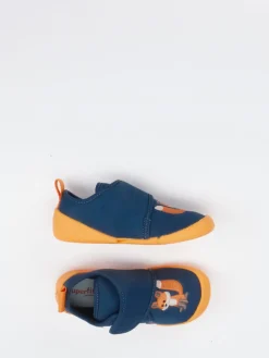 Kinder Superfit – Krabbelschuhe aus Textil Dunkel