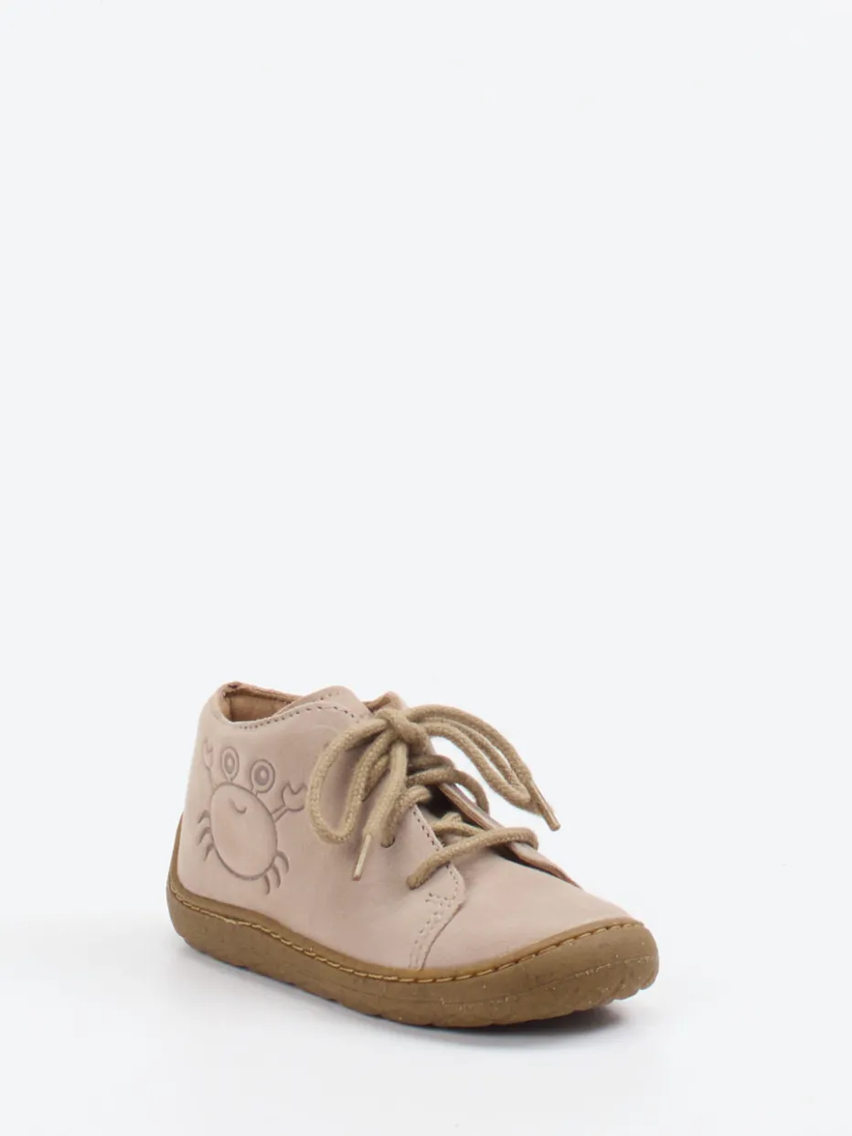 Kinder Superfit – Lauflernschuhe aus Veloursleder beige