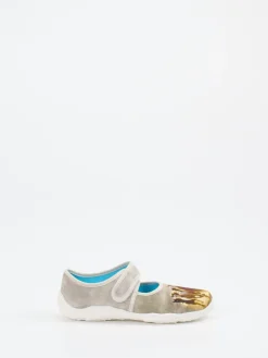 Kinder Superfit – Mary Janes aus Textil mit Pferdemotiv