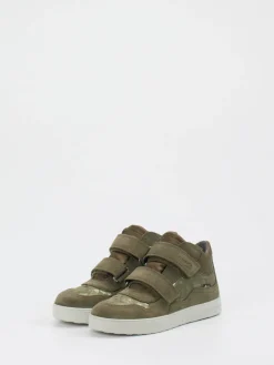 – Mid-Top-Sneaker aus Veloursleder oliv*Superfit Discount