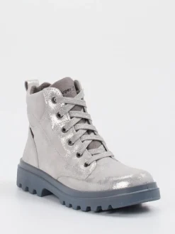 – Schnürboots aus Metallicleder farben*Superfit Online