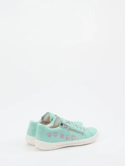 Kinder Superfit – Sneaker aus Veloursleder in Mint
