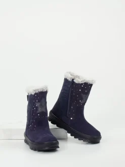 – Winterstiefel aus Veloursleder Dunkel*Superfit Outlet