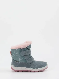 Kinder Superfit – Winterstiefel aus Veloursleder grau