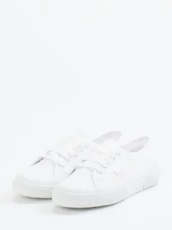 Damen Superga – Low-Top Sneaker aus Textil mit Spitzenoptik