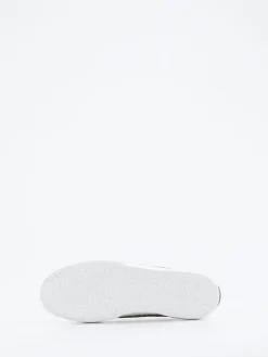 Damen Superga – Plateau-Sneaker aus Textil mit Leo-Print