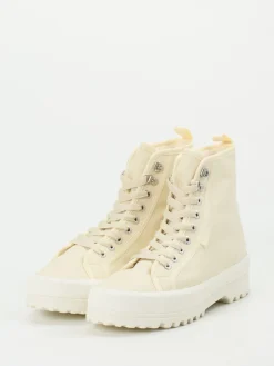 – Schnürboots aus Lammleder in*Superga