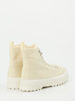 – Schnürboots aus Lammleder in*Superga