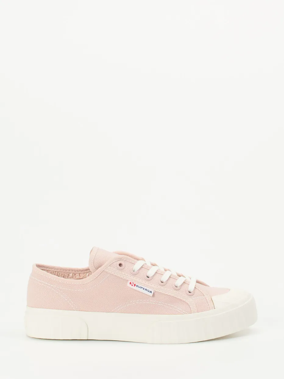 Damen Superga – Sneaker aus Baumwolltextil in Alt