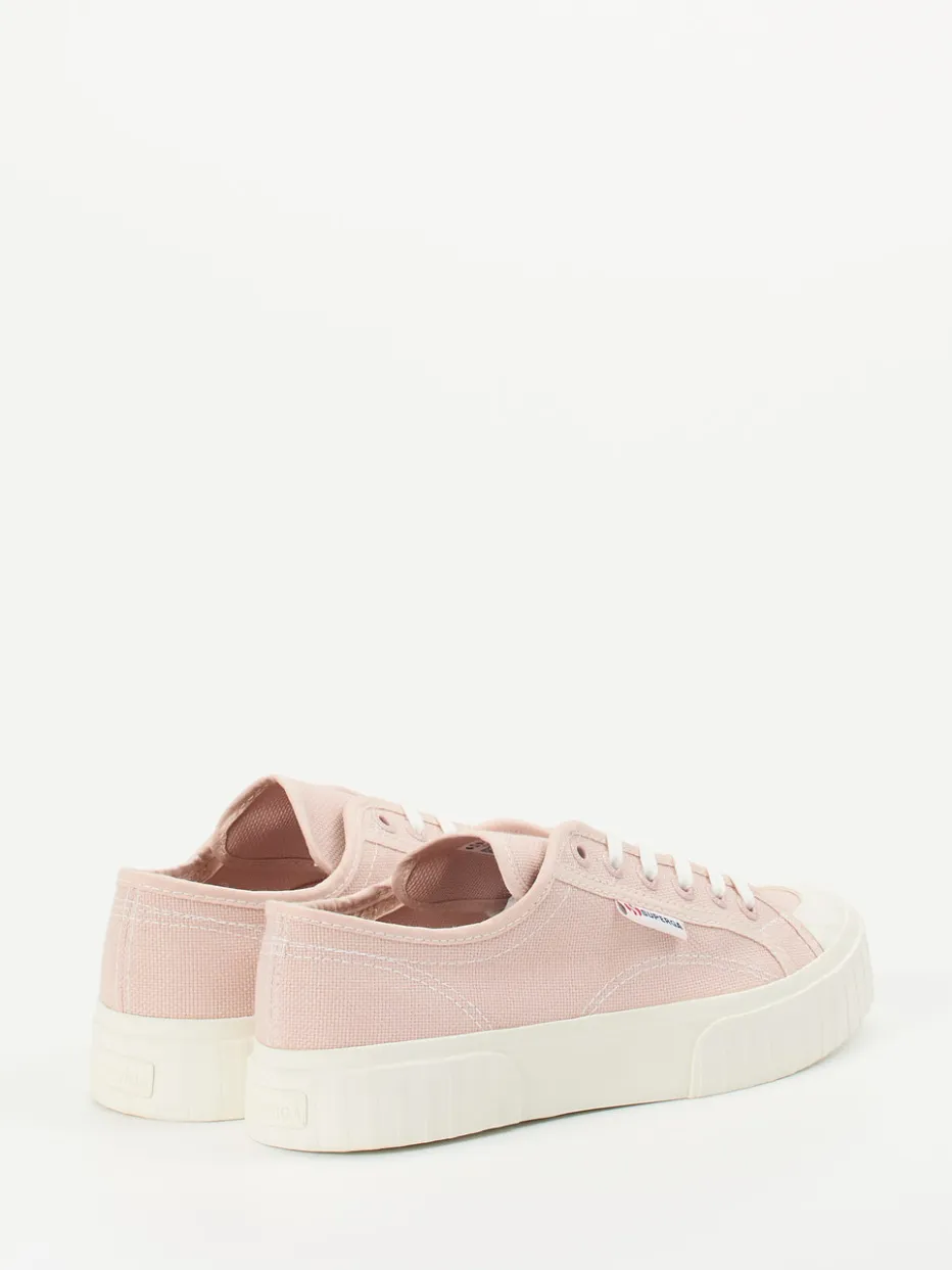 Damen Superga – Sneaker aus Baumwolltextil in Alt