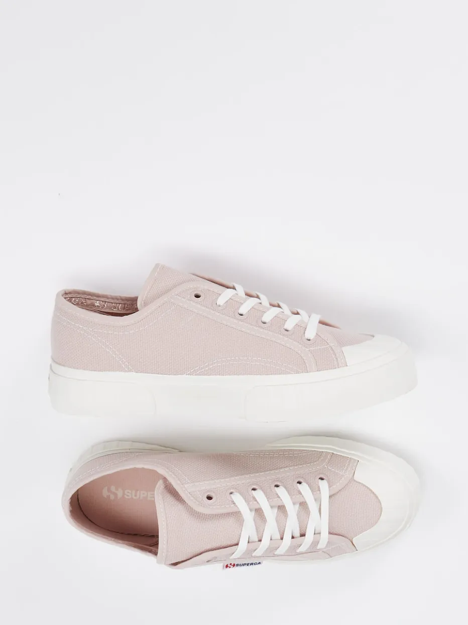 Damen Superga – Sneaker aus Baumwolltextil in Alt