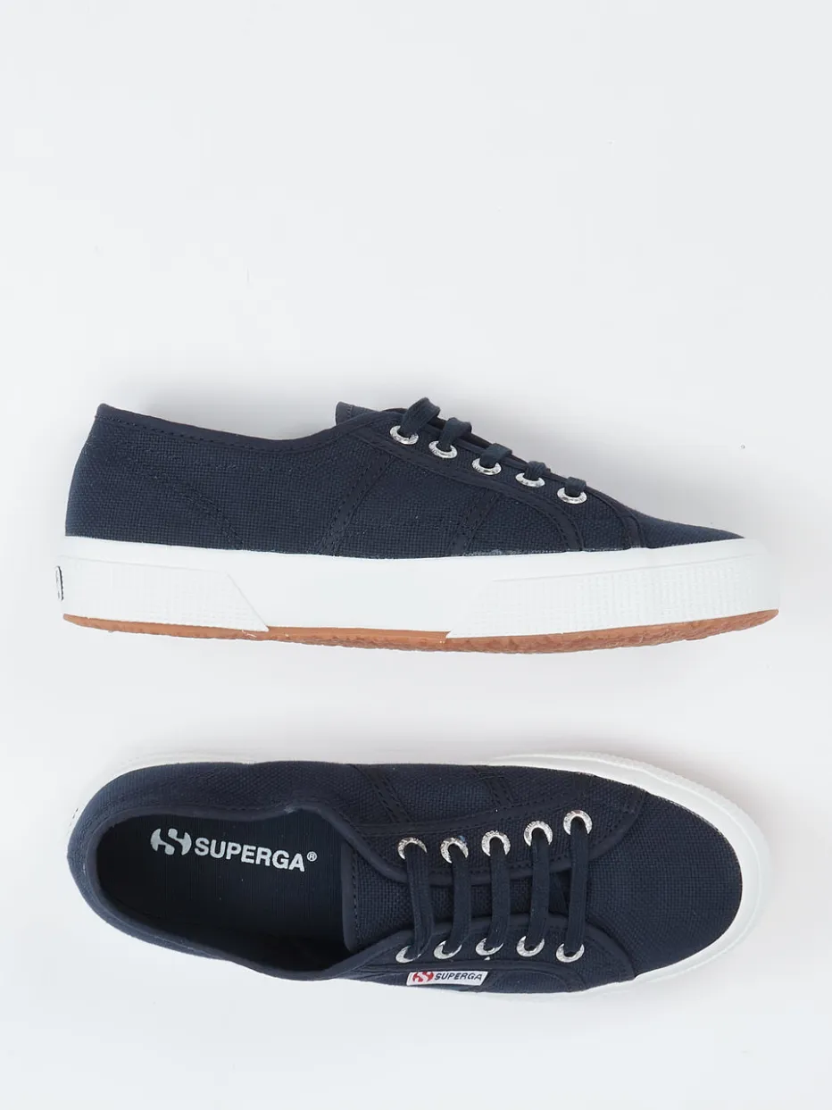 Damen Superga – Sneaker aus Canvas in Dunkel