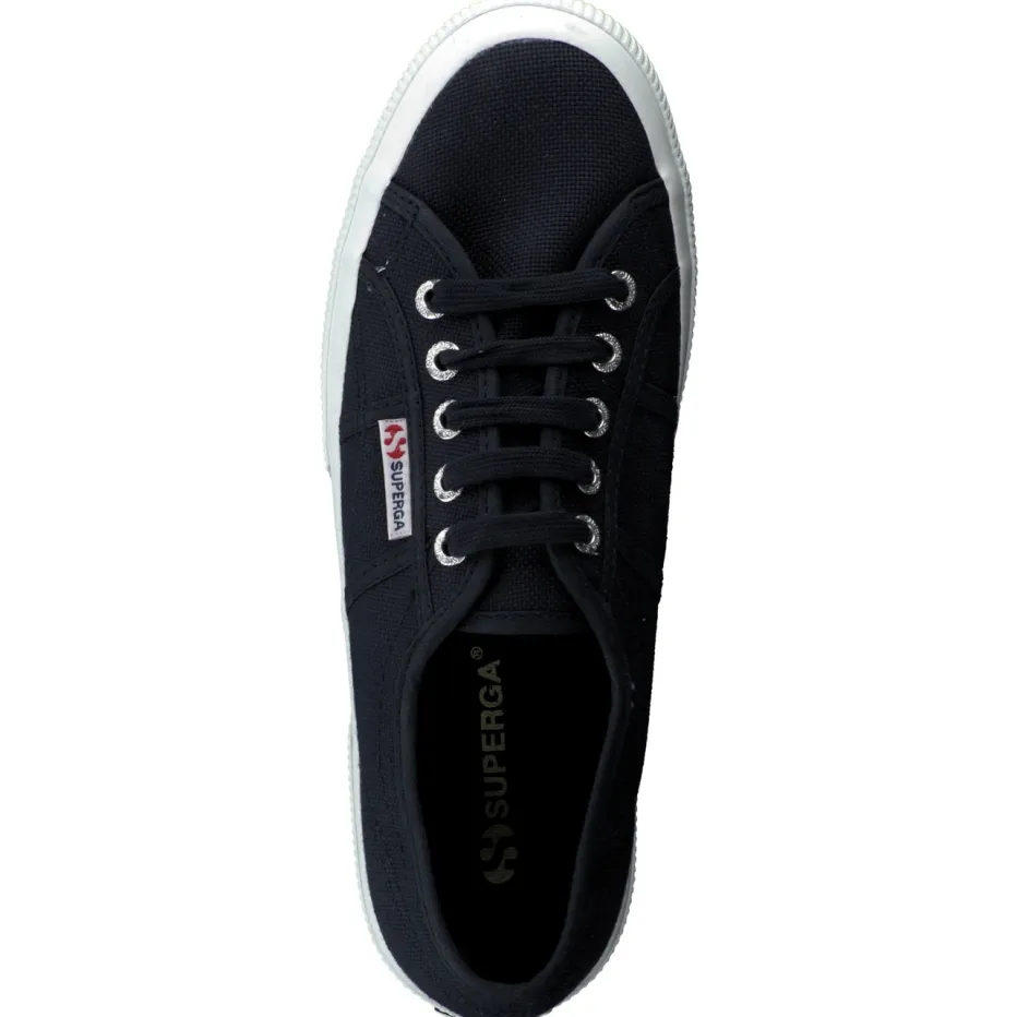 Damen Superga – Sneaker aus Canvas in Dunkel