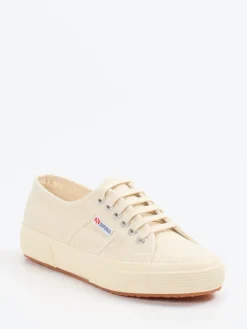 Damen Superga – Sneaker aus Canvas in Creme