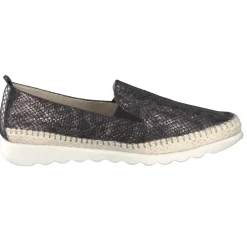 – Slipper aus Leder in Metallic-*The Flexx Sale