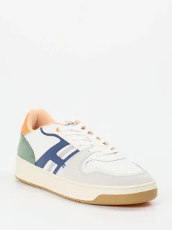 Herren THE HOFF BRAND – Retro-Sneaker aus Leder-Mix Offwhite