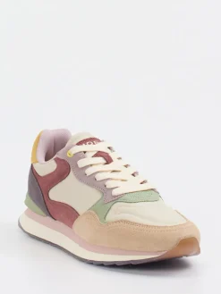 Damen THE HOFF BRAND – Retro-Sneaker Brüssel aus Veloursleder Textil