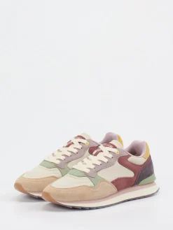 Damen THE HOFF BRAND – Retro-Sneaker Brüssel aus Veloursleder Textil