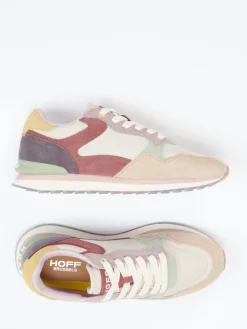 Damen THE HOFF BRAND – Retro-Sneaker Brüssel aus Veloursleder Textil