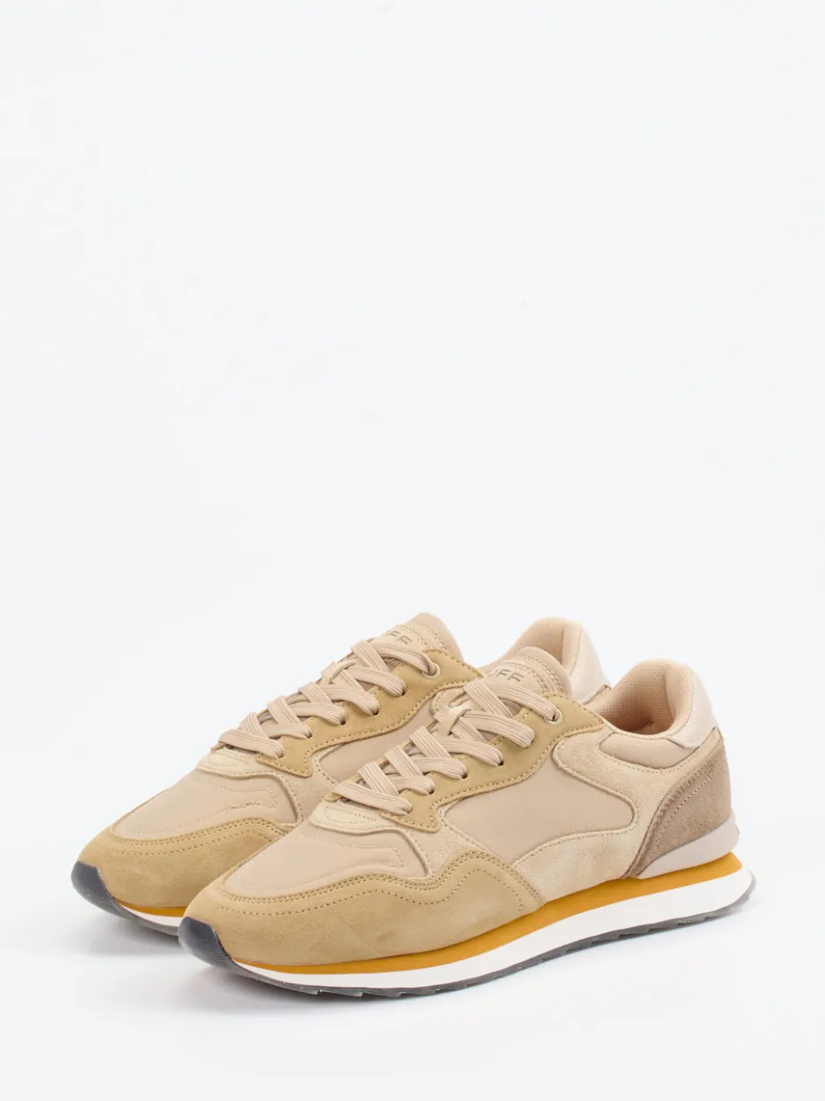 Herren THE HOFF BRAND – Retro-Sneaker Vancouver aus Textil und Veloursleder Beige