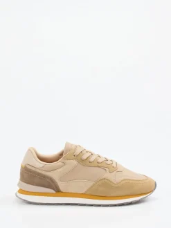 Herren THE HOFF BRAND – Retro-Sneaker Vancouver aus Textil und Veloursleder Beige