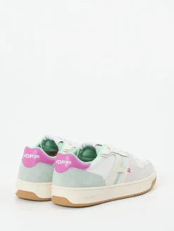 Damen THE HOFF BRAND – Retro-Sneaker aus Kalbleder Offwhite