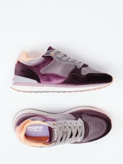 – Sneaker aus Veloursleder Pflaume*THE HOFF BRAND Outlet