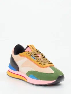 Damen THE HOFF BRAND – Sneaker aus Textil und Veloursleder color