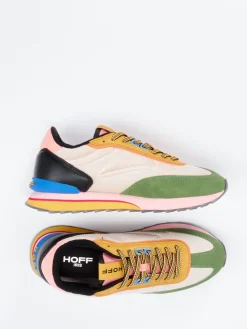 Damen THE HOFF BRAND – Sneaker aus Textil und Veloursleder color