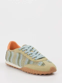 Damen THE HOFF BRAND – Sneaker aus Textil und Veloursleder