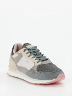 Damen THE HOFF BRAND – Sneaker aus Velour/Textil in Pastell
