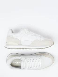 Damen THE HOFF BRAND – Sneaker aus Lamm- und Veloursleder Offwhite