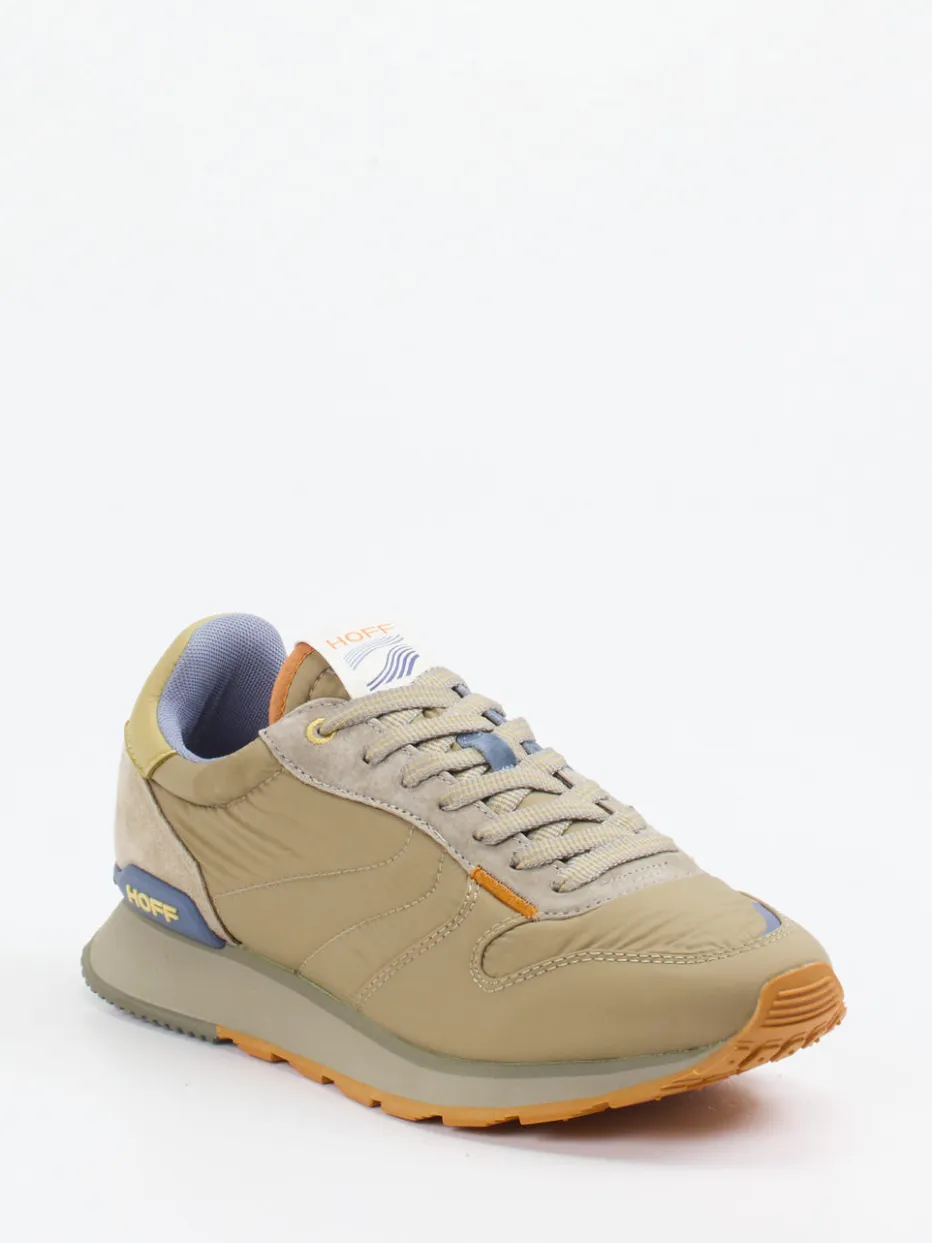 – Sneaker aus Textil und Veloursleder khaki*THE HOFF BRAND Sale