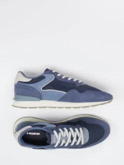 Herren THE HOFF BRAND – Sneaker aus Textil und Lederoptik marine