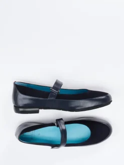 – Mary Jane Ballerinas aus Lammleder Dunkel*Thierry Rabotin